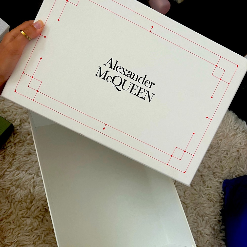 Empty Alexander McQueen shoe box size 11 (41)